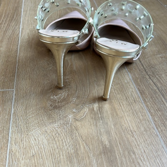 Mix No. 6 Nude Studded Heels - Picture 6 of 10